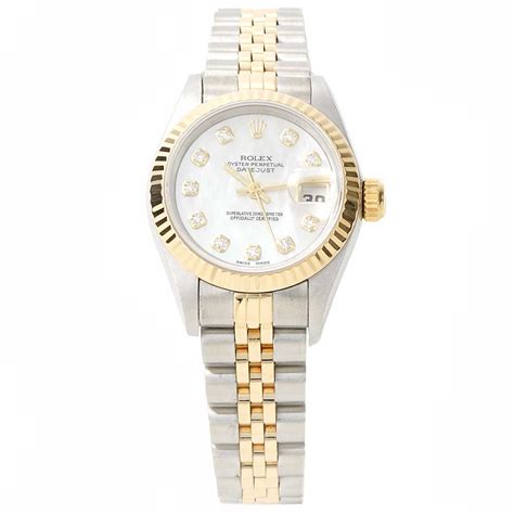 rolex lady datejust two tone